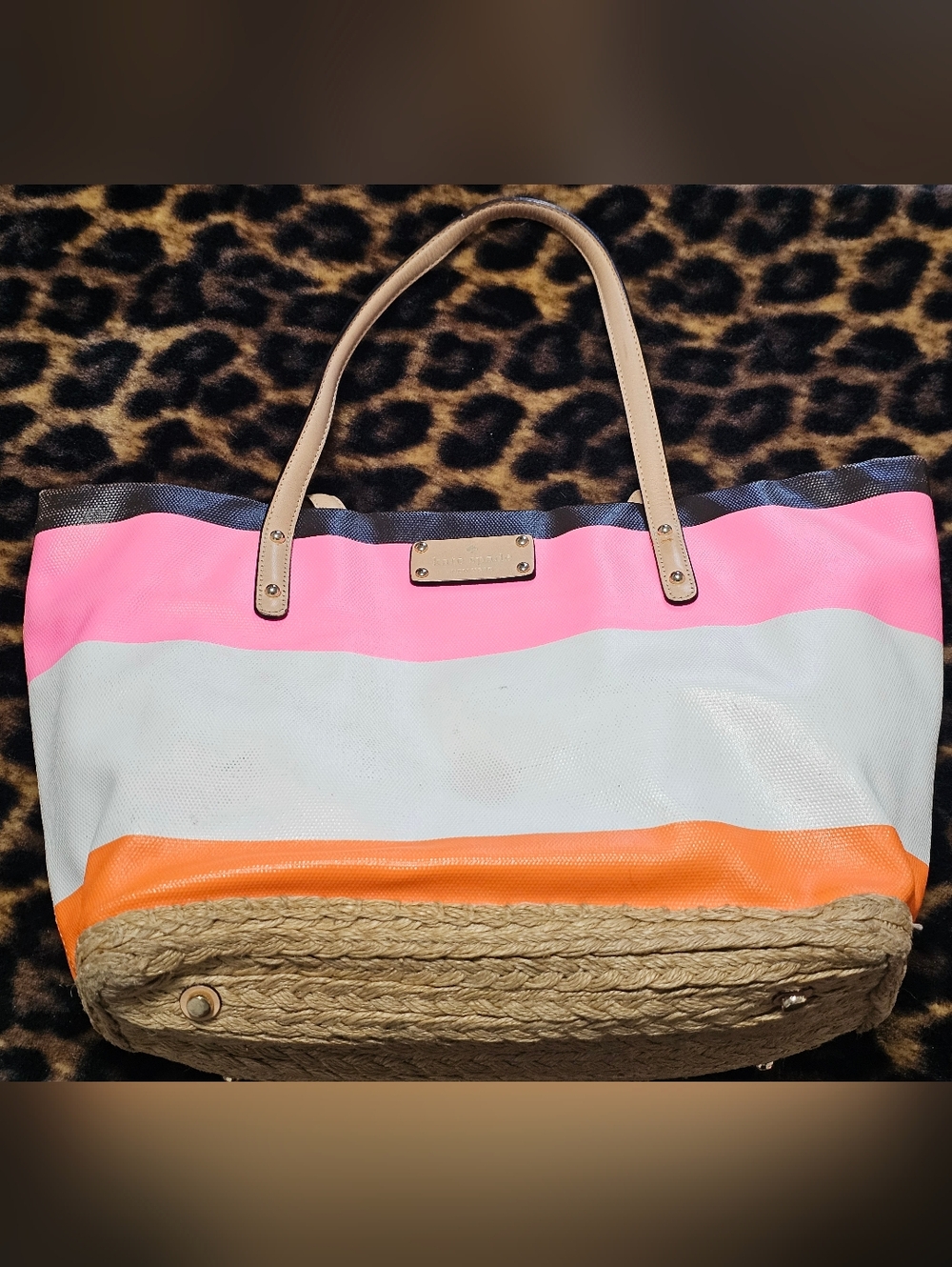 Kate Spade Cabana Stripe Raelin Tote